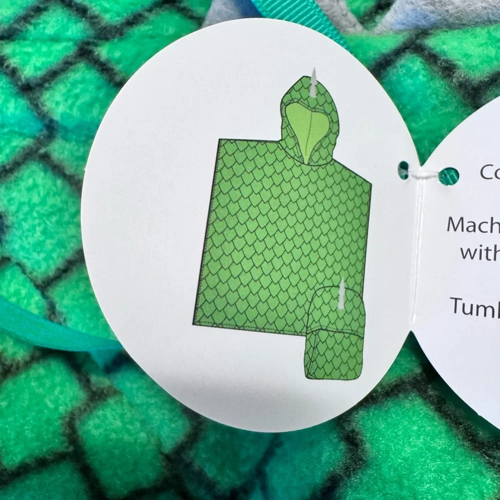 Kids Hooded Dinosaur‎ Blanket From Target ONE SIZE NWT